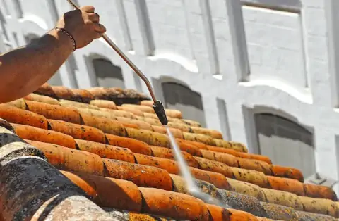 Nettoyage de toitures - Rédené